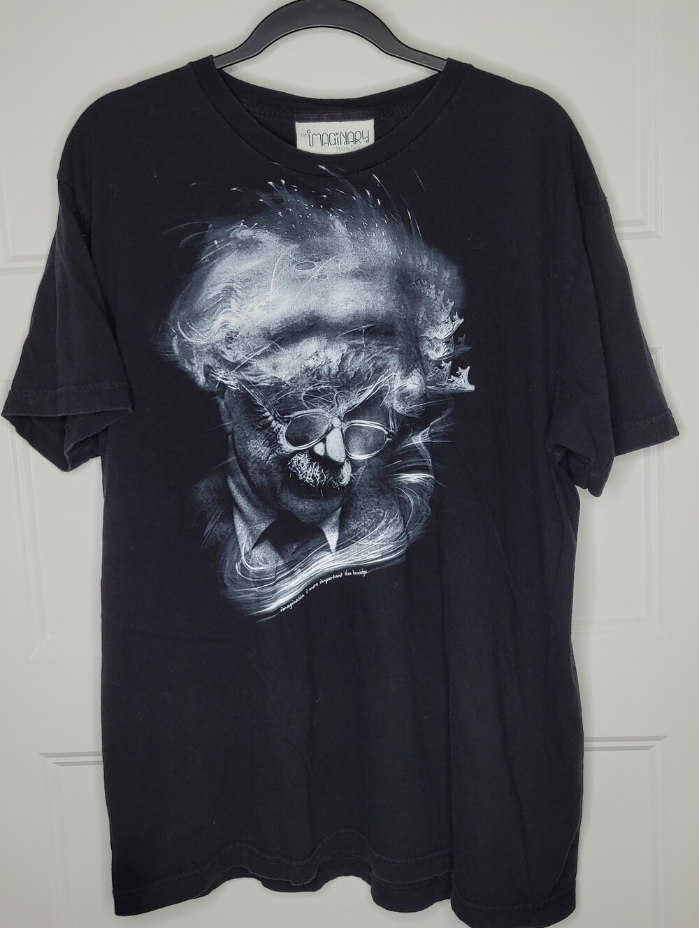 vintage Imaginary Foundation Albert Einstein black XL t-shirt